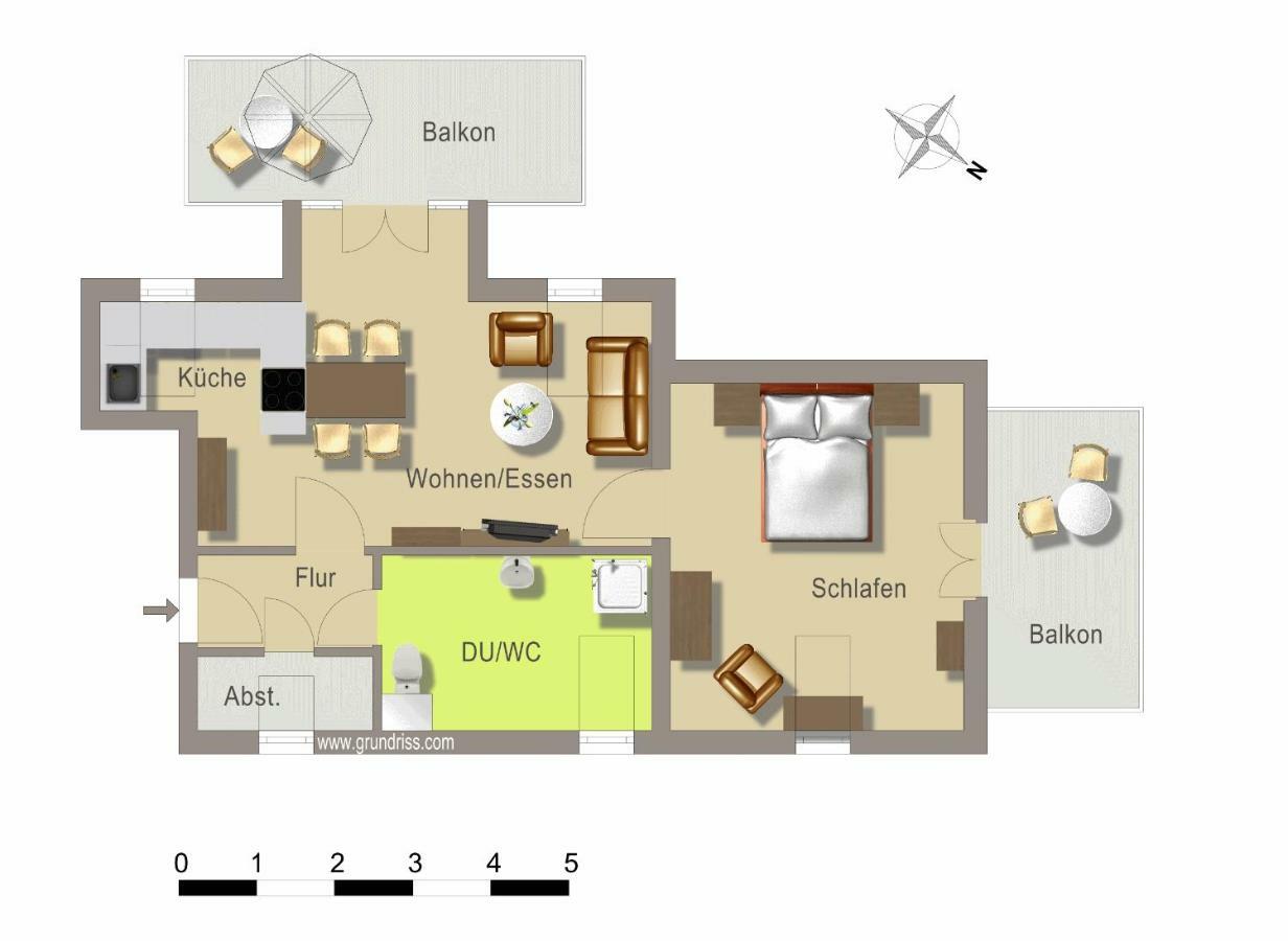 Ferienwohnung Achterdeck 奥斯特巴德里克 外观 照片